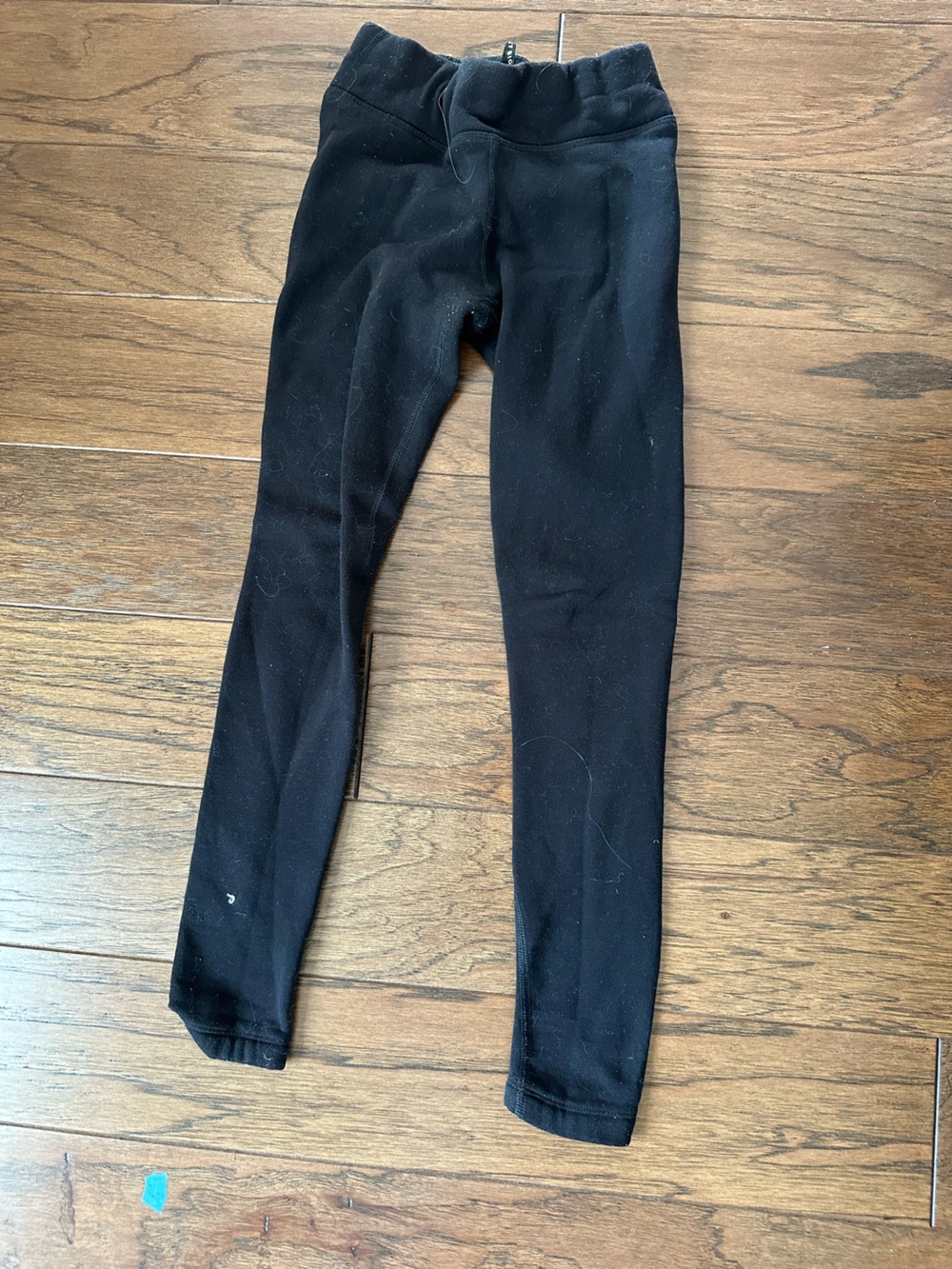 Athleta Girl Black Thermal Leggings - Girls M (8-10)